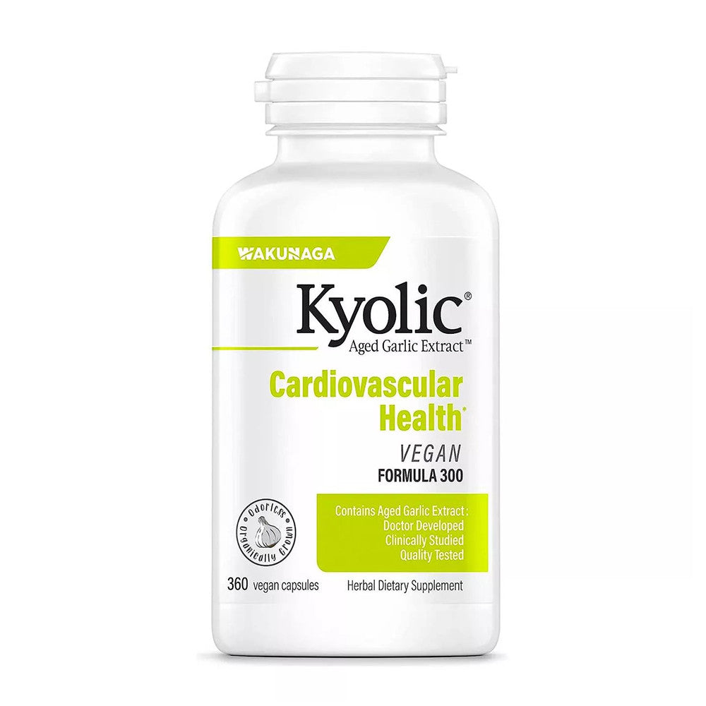 Kyolic Aged Garlic Extract Formula 300 Cardiovascular Health Capsules, 360 Ea